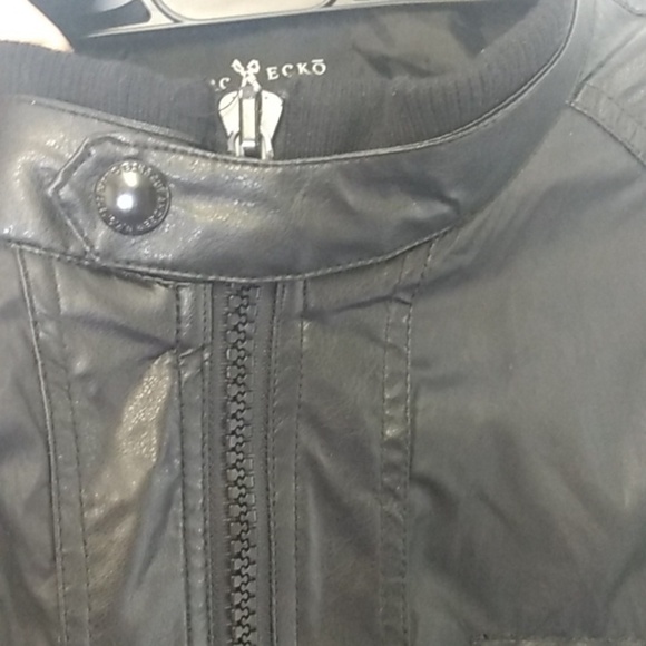 Marc Ecko Cut & Sew Men's Bomber Jacket size XL Black - Picture 7 of 10